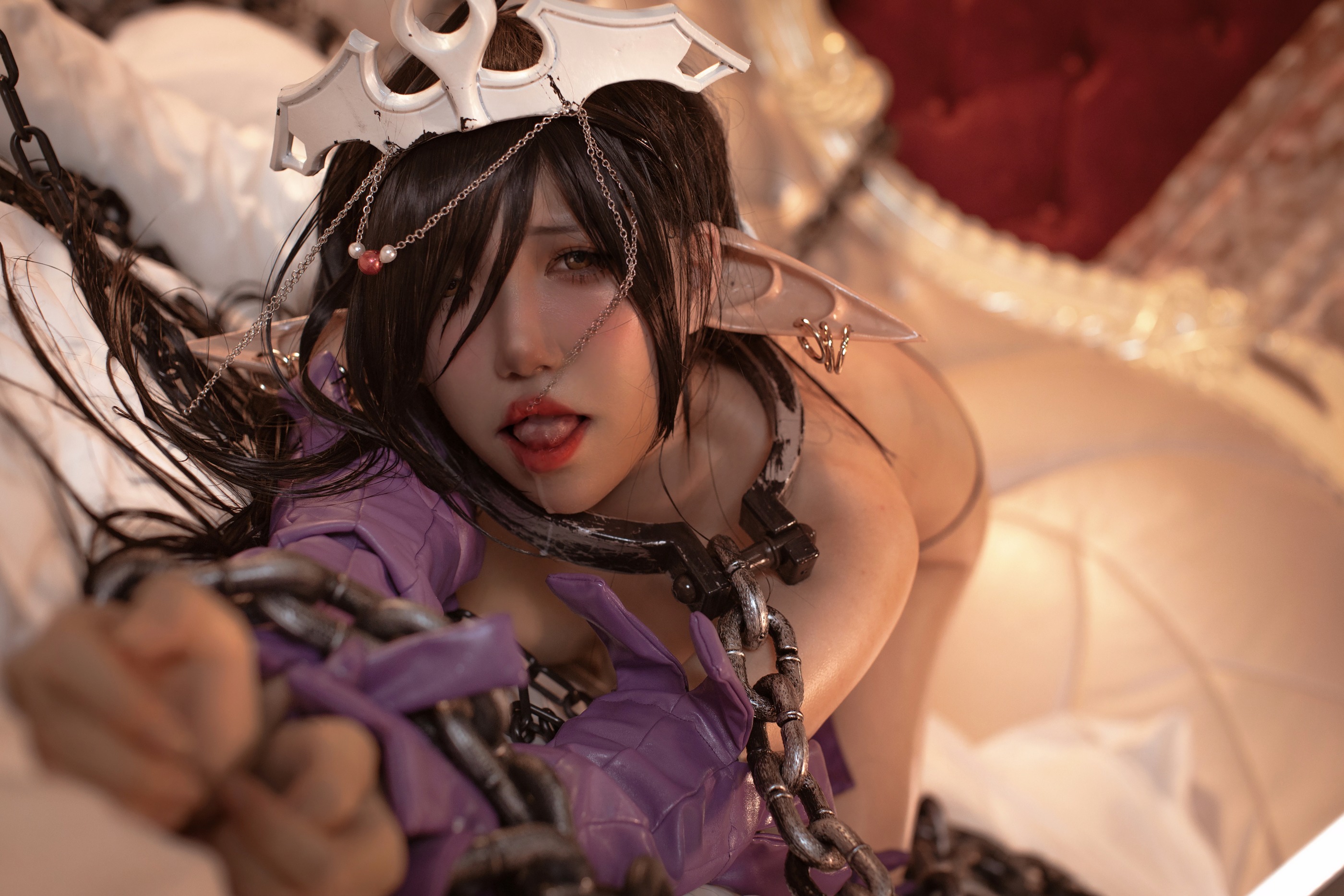 图片[1]-阿薰kaOri – NO.020 黑獣 黑精灵女王奥利卡 [80P]-XikXak